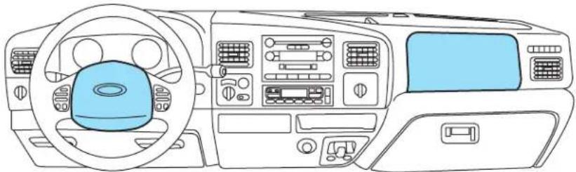 FORD F-350 Super Duty (2005) - AIR BAG SUPPLEMENTAL RESTRAINT SYSTEM (SRS) - 1