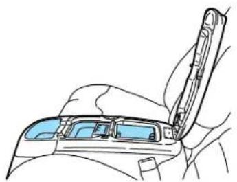 FORD F-350 Super Duty (2005) - CENTER CONSOLE (IF EQUIPPED) - 1