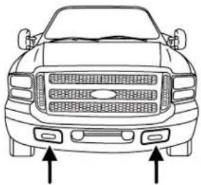 FORD F-350 Super Duty (2005) - Using the engine block heater (if equipped) - 1
