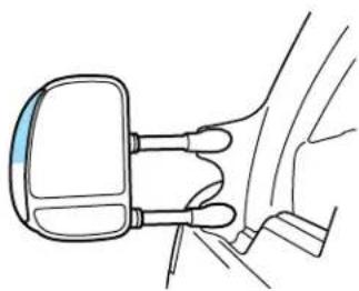 FORD F-350 Super Duty (2005) - Mirror mounted side turn signal indicator (if equipped) - 1