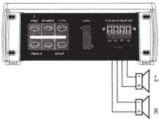 Sound Ordnance M75-4 - CONNECTING THE SPEAKER OUTPUTS - 4