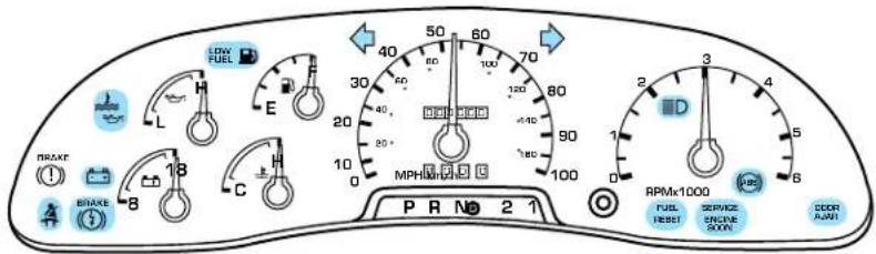 FORD F-53 Motorhome Chassis (2003) - Instrumentation - 1