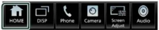 HOME DISP Phone Camera Screen Adjust Audio