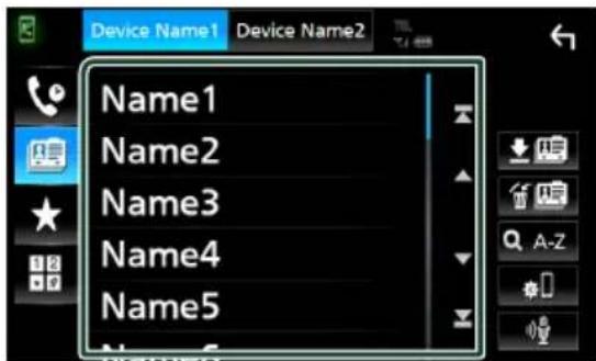 Device Name1 Device Name2 Name1 Name2 Name3 Name4 Name5