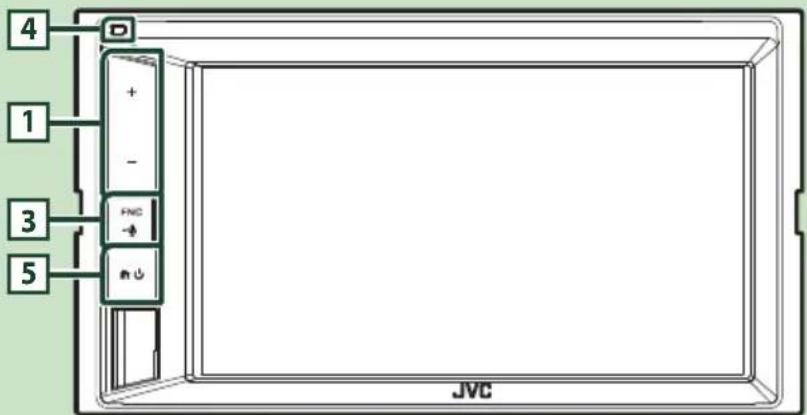 4 1 3 5 + - FNC - n心 JVC