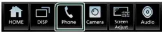 HOME DISP Phone Camera Screen Adjust Audio