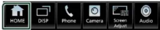 HOME DISP Phone Camera Screen Adjust Audio