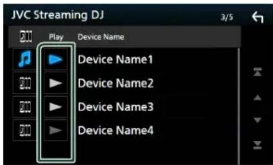 JVC Streaming DJ Play Device Name Device Name1 Device Name2 Device Name3 Device Name4