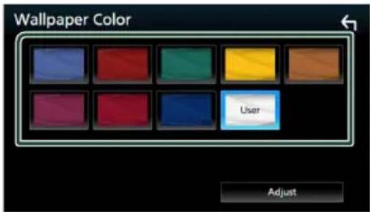 Wallpaper Color User Adjust