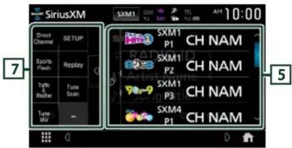 SiriusXM SXM1 SXM1 P1 CH NAM SXM1 P2 CH NAM SXM1 P3 CH NAM SXM4 P1 CH NAM
