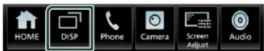 HOME DISP Phone Camera Screen Adjust Audio