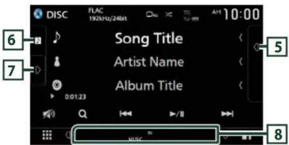 DISC FLAC 192kHz/24bit One TEL AM 10:00 6 7 Song Title Artist Name Album Title 0:01:23 MUSIC 5 8