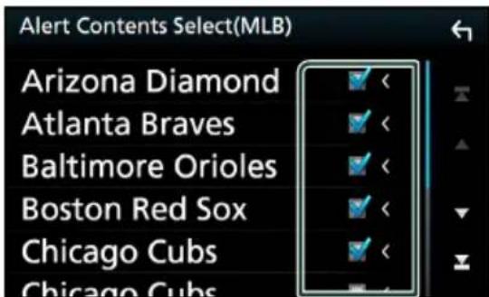 Alert Contents Select(MLB) Arizona Diamond Atlanta Braves Baltimore Orioles Boston Red Sox Chicago Cubs Chicago Cubs