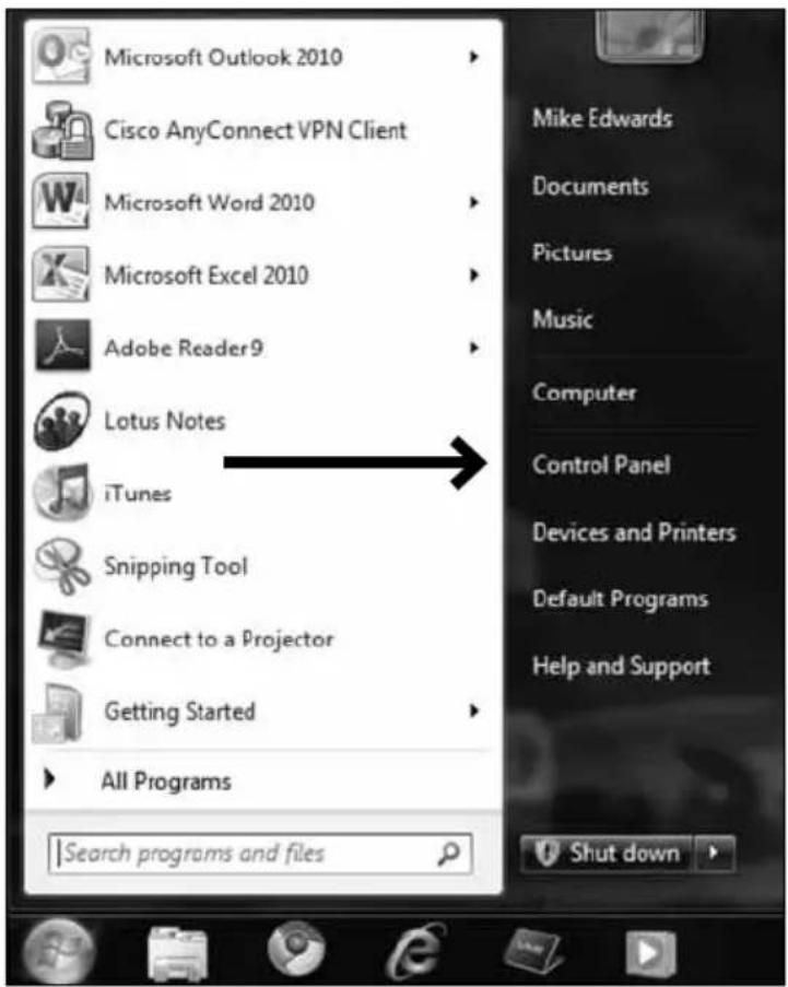 Audio-Technica AT2005USB - Start menu > Control Panel > Sound - 1