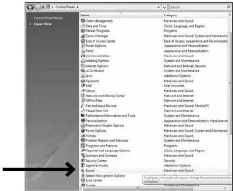 Audio-Technica AT2005USB - Preliminary setup with Windows Vista - 1