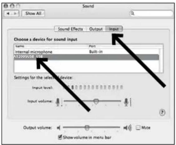 Audio-Technica AT2005USB - Preliminary setup with Mac OS X - 3
