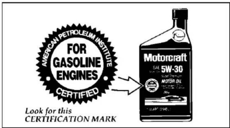 FORD Thunderbird (1997) - Engine Oil Recommendations - 1