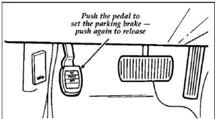 FORD Thunderbird (1997) - Parking Brake - 1