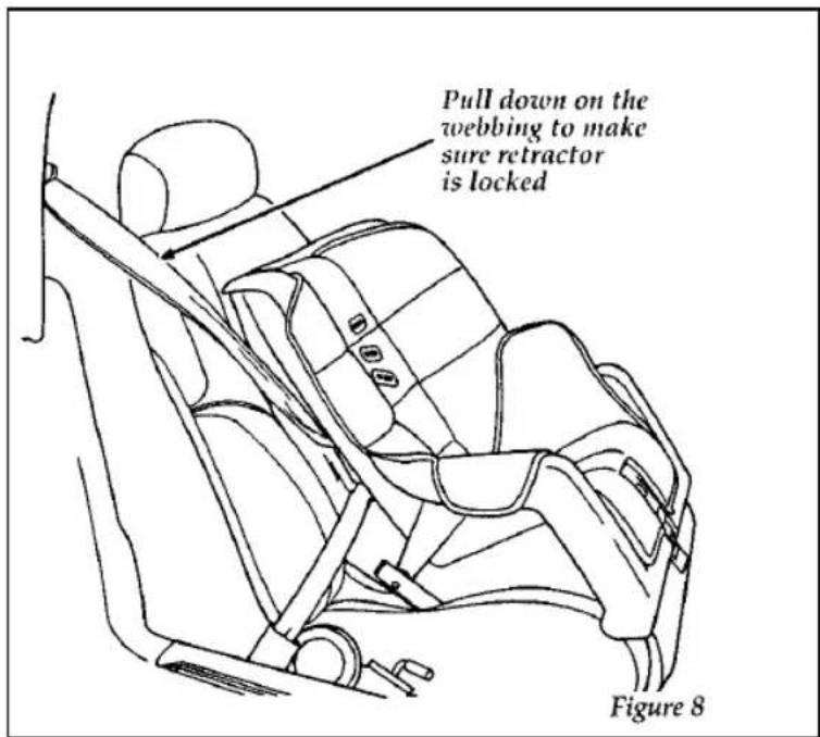 FORD Thunderbird (1997) - Installing Safety Seats in the Front Outboard Passenger Seating Position - 8