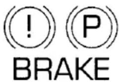 FORD Thunderbird (1997) - Brake System Warning Light - 1