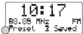 Soundmaster UR170SW - Speichern und Abrufen von gespeicherten Sendern - 2