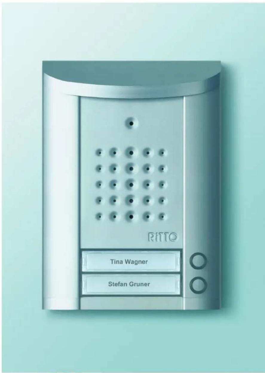 Ritto 1841120 - Türsprechanlagen für Ein- und Zweifamilien- häuser mit Bus-Technologie - 1