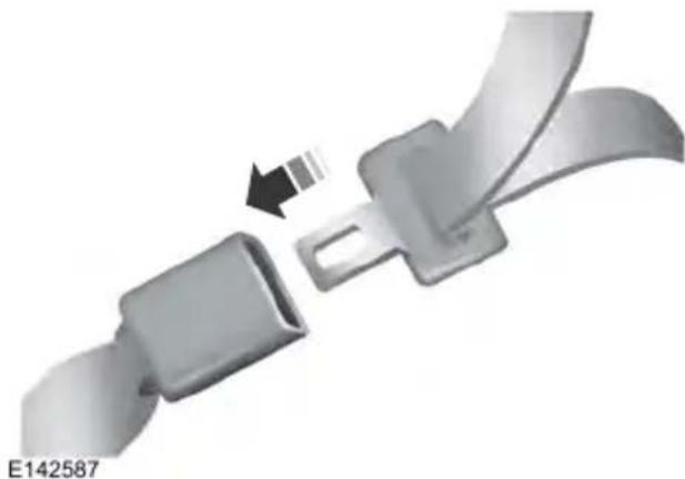 FORD F-250 Super Duty (2017) - Standard belts shown, inflatable belts similar - 1