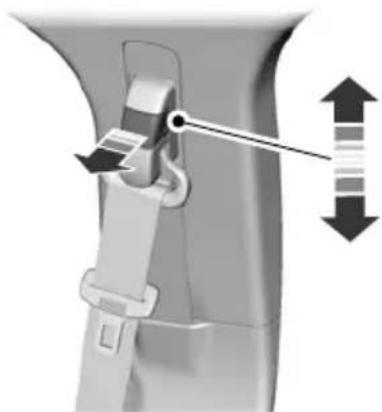 FORD F-450 Super Duty (2020) - SEATBELT HEIGHT ADJUSTMENT - 2