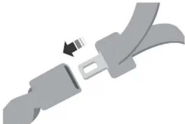 FORD F-450 Super Duty (2020) - Using Lap and Shoulder Belts (Front Center Position of Super Cab and Crew Cab) - 4