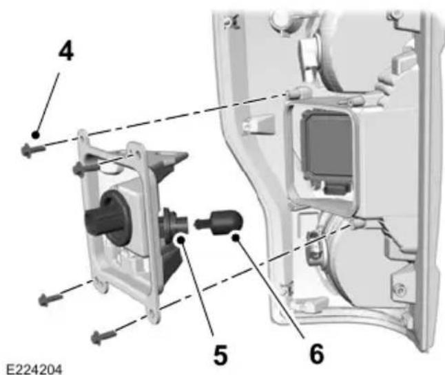 FORD F-450 Super Duty (2020) - Rear Lamps, Brake Lamps, Rear Direction Indicator and Reversing Lamp Bulbs - 2