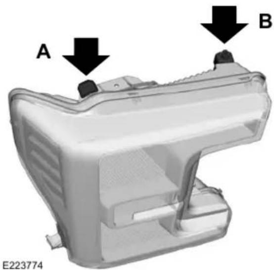 FORD F-450 Super Duty (2020) - Vertical Aim Adjustment Procedure - 2
