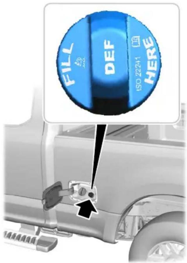 FORD F-450 Super Duty (2020) - Filling the Diesel Exhaust Fluid Tank - 3