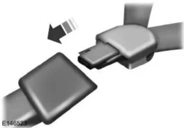 FORD F-350 Super Duty (2019) - Using Inflatable Seatbelts (Rear Seat Outboard Positions) (If Equipped) - 4