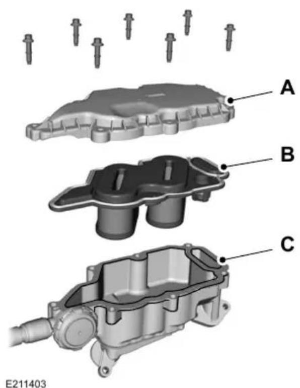 FORD F-350 Super Duty (2019) - CHANGING THE CRANKCASE VENT FILTER ELEMENT - 2