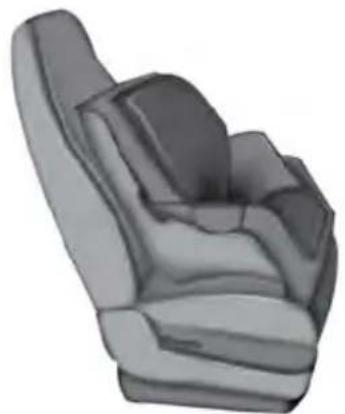 FORD F-350 Super Duty (2019) - Using Lap and Shoulder Belts (Front Center Position of Super Cab and Crew Cab) - 3
