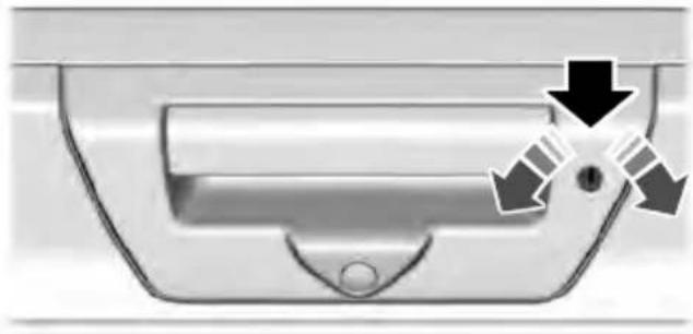 FORD F-350 Super Duty (2019) - TAILGATE LOCK (IF EQUIPPED) - 1