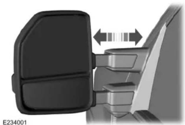FORD F-350 Super Duty (2019) - Telescoping Mirrors - 1