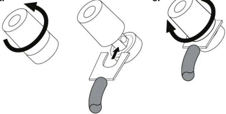 JBL Stage A125C - USING SPADE CONNECTORS: - 1