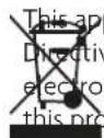 KLH Audio Kendall - WEEE NOTICE - 1