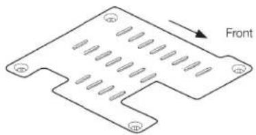 ALPINE PKG-RSE3DVD - Install the metal installation bracket to the ceiling. - 1