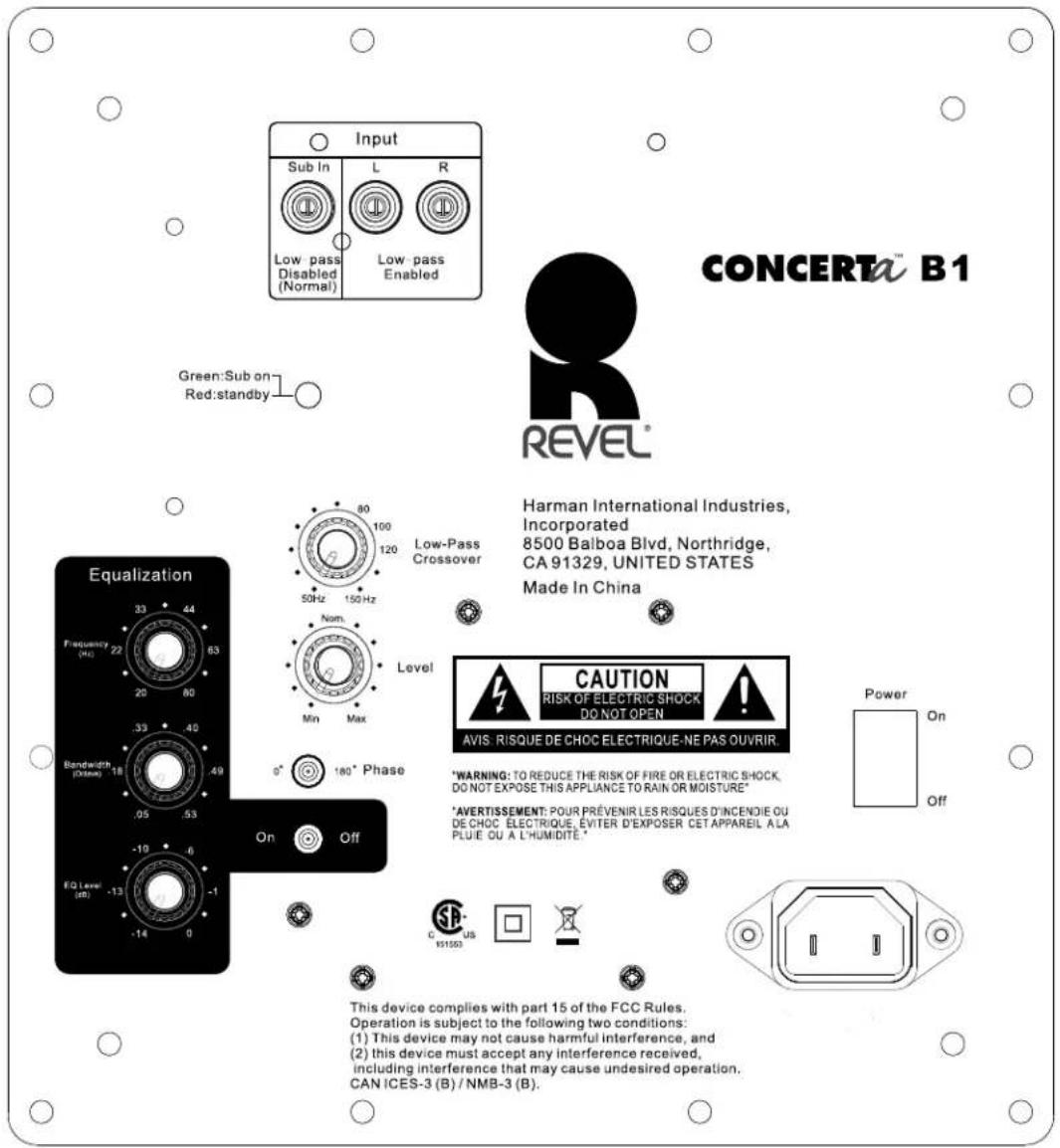Revel Concerta B1 - MULTICHANNEL APPLICATIONS – MULTIPLE SUBWOOFER OUTPUTS AND MULTIPLE SUBWOOFERS - 2