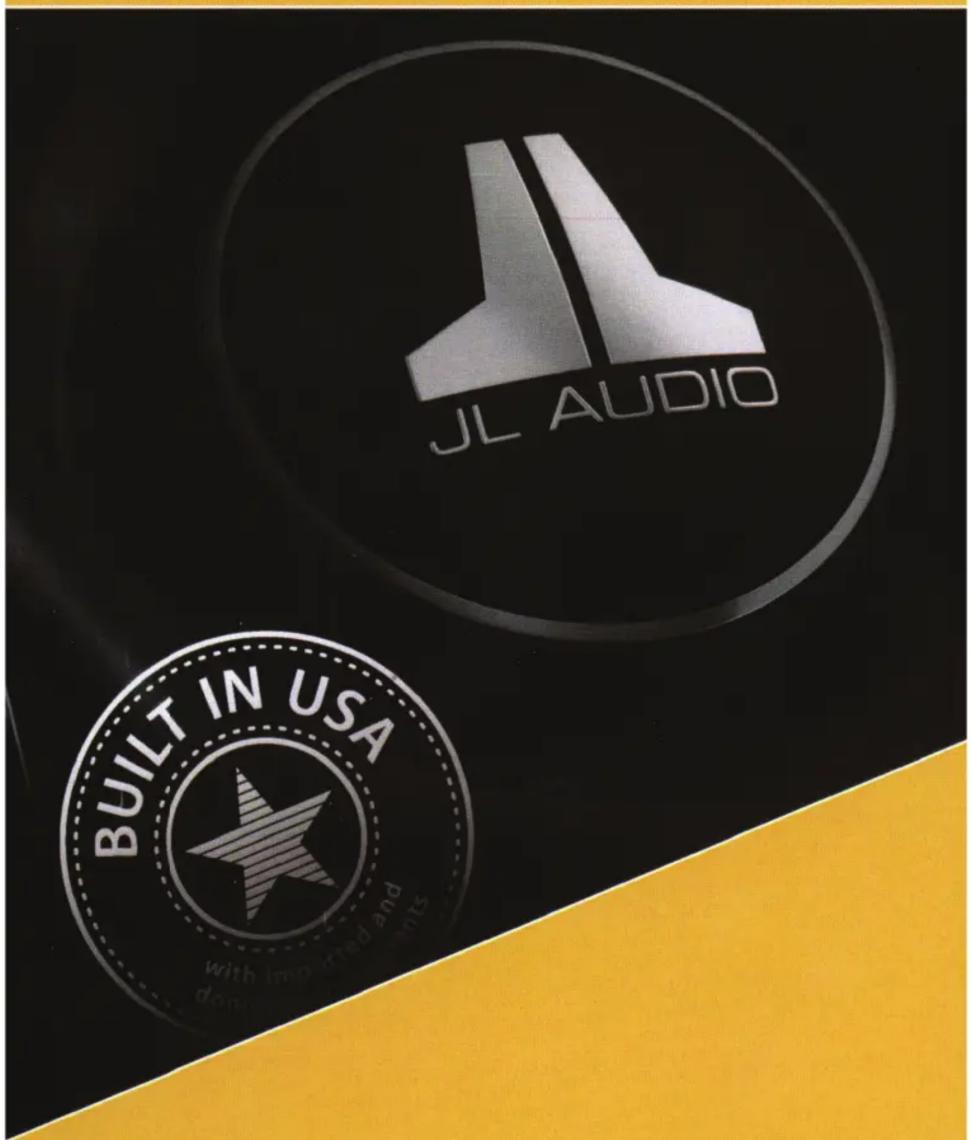 JL AUDIO BUILT IN USA with imported and doning