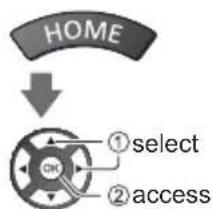 PANASONIC TX-49EXN688 - Display [Home Screen] and select [Devices] - 1