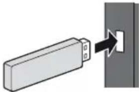 PANASONIC TX-43GXX939 - ■ To insert or remove the USB Flash Memory - 1