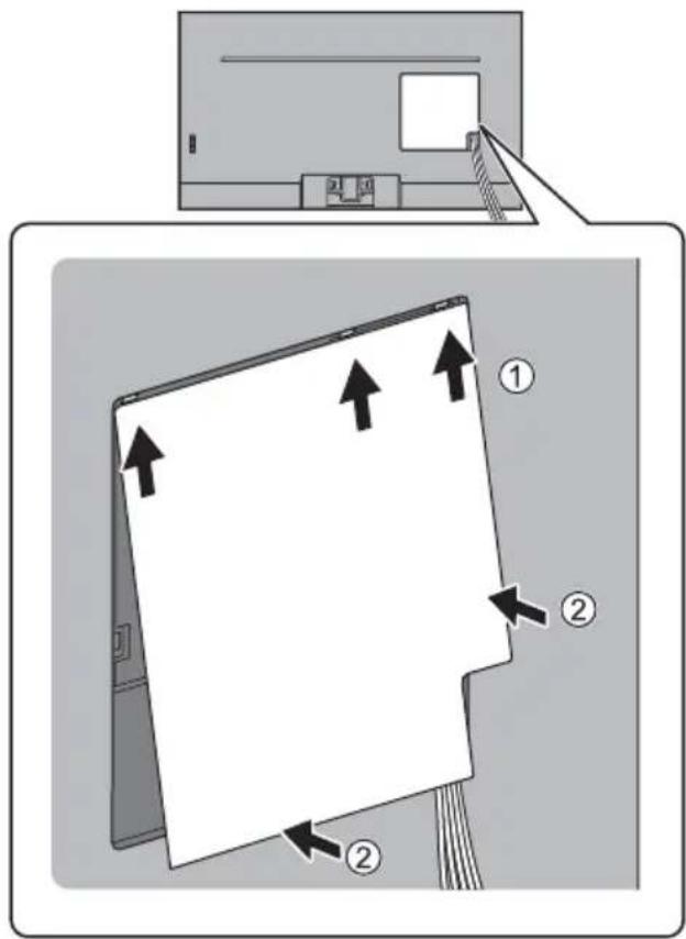 PANASONIC TX-43GXX939 - ■ Attaching the cable cover / terminal cover - 1