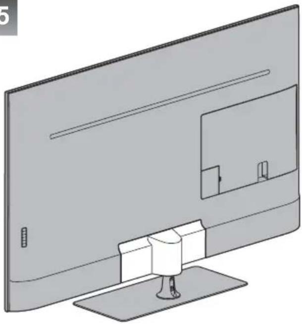 PANASONIC TX-43GXX939 - Assembling the pedestal - 16