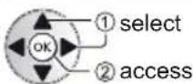 PANASONIC TX-43GXX939 - Select the menu - 2