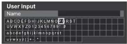 PANASONIC TX-43GXX939 - ■ Enter characters by free input menu - 1