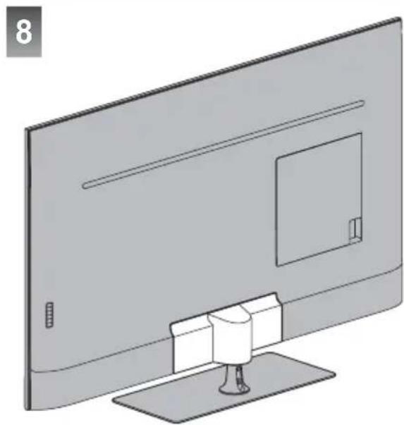 PANASONIC TX-43GXX939 - Assembling the pedestal - 9