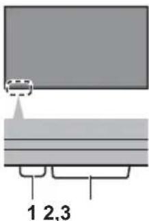 PANASONIC TX-43GXX939 - Indicator / Control panel - 1